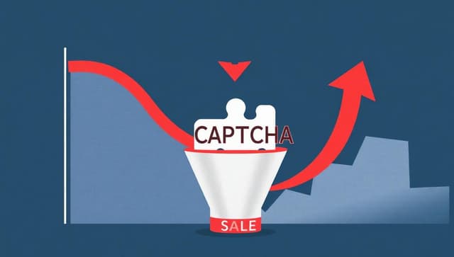 CAPTCHA aiheuttaa konversioasteen laskua