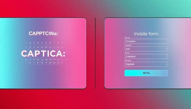 CAPTCHA vs. näkymätön bottisuojaus -vertailu