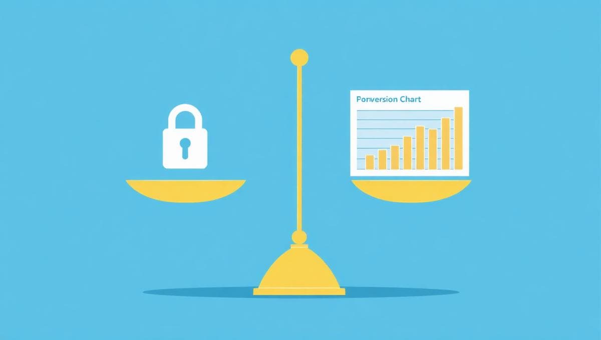 Balance between compliance and conversion